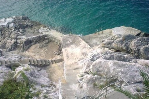 Meer-Treppe-Kroatien